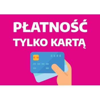 Roll up informacyjny  - zachowaj odstęp