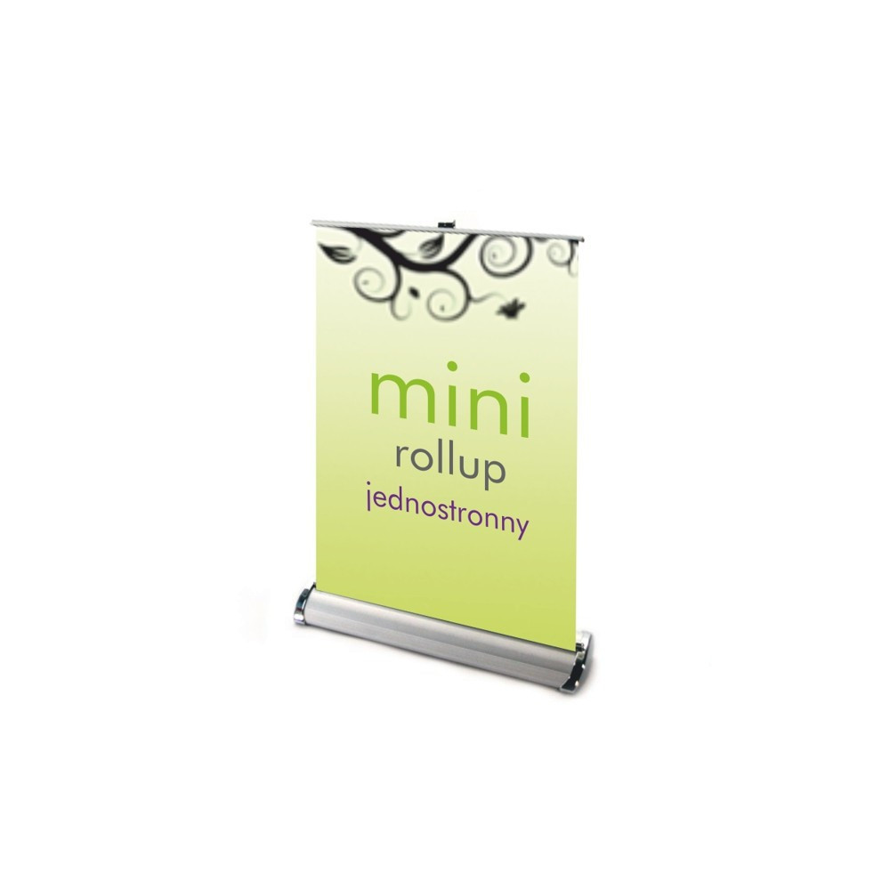Roll up MINI jednostronny na biurko | Rollupy mini - systemy reklamowe