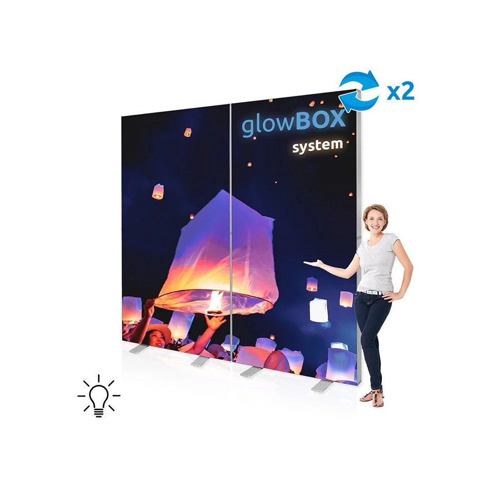 Ścianka reklamowa podświetlana